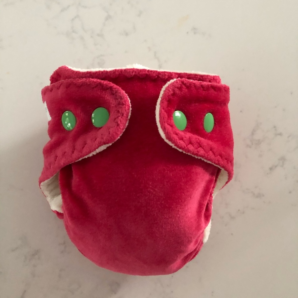 Pocket Fitted Pink Blush Diaper - NB.Puppi